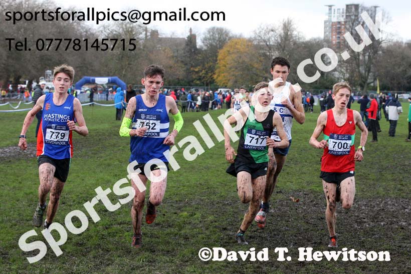 Mens under-17s  2017 British Athletics Liverpool Cross Challenge, Sefton Park, Liverpool. Photo:  David T. Hewitson/Sports for All Pics